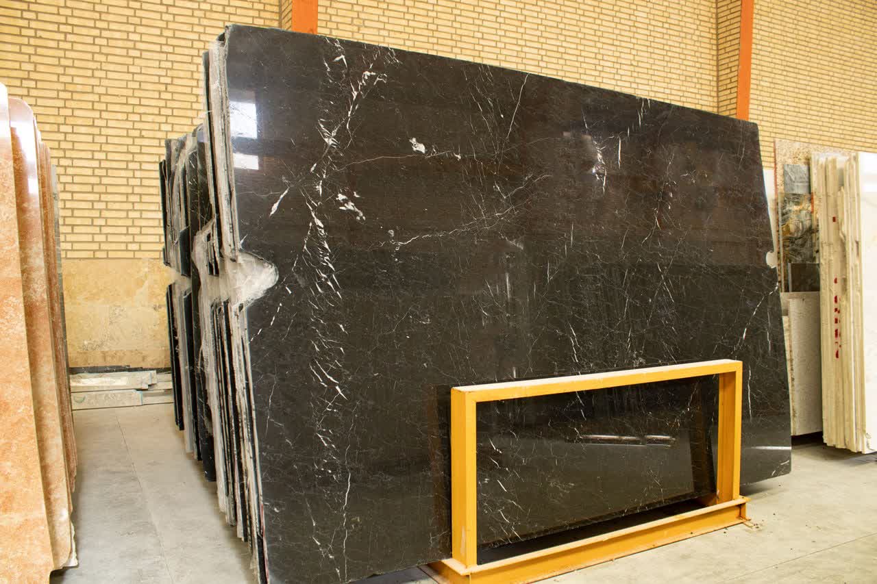 The black marble of nero marquina is like a dark night