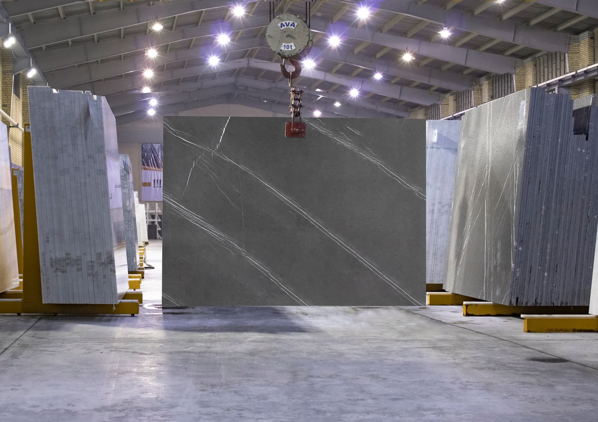 Armani grey marble slab
