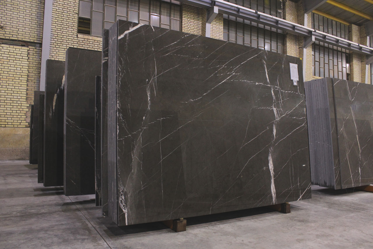 Armani grey marble slab in upstone trading