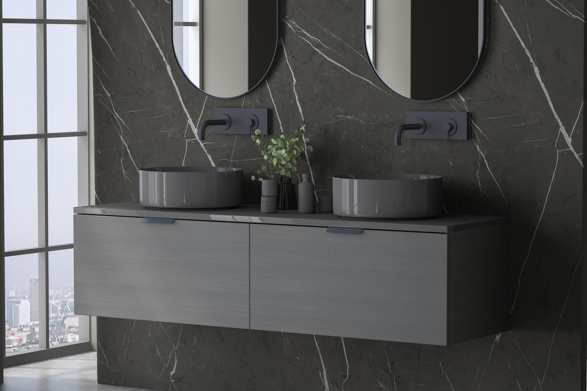 armani grey marble is best choice for bathroom