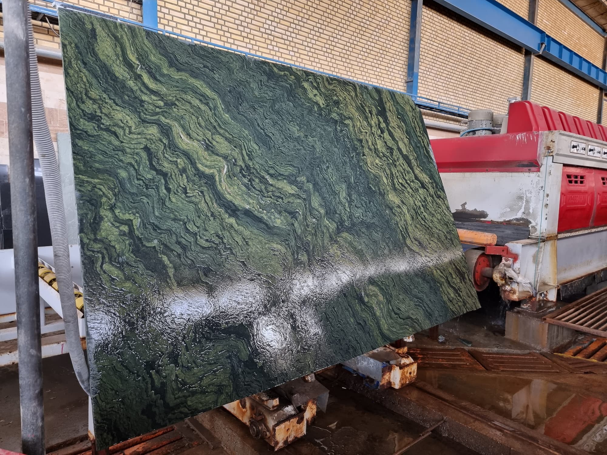 How rare is forest green granite?
