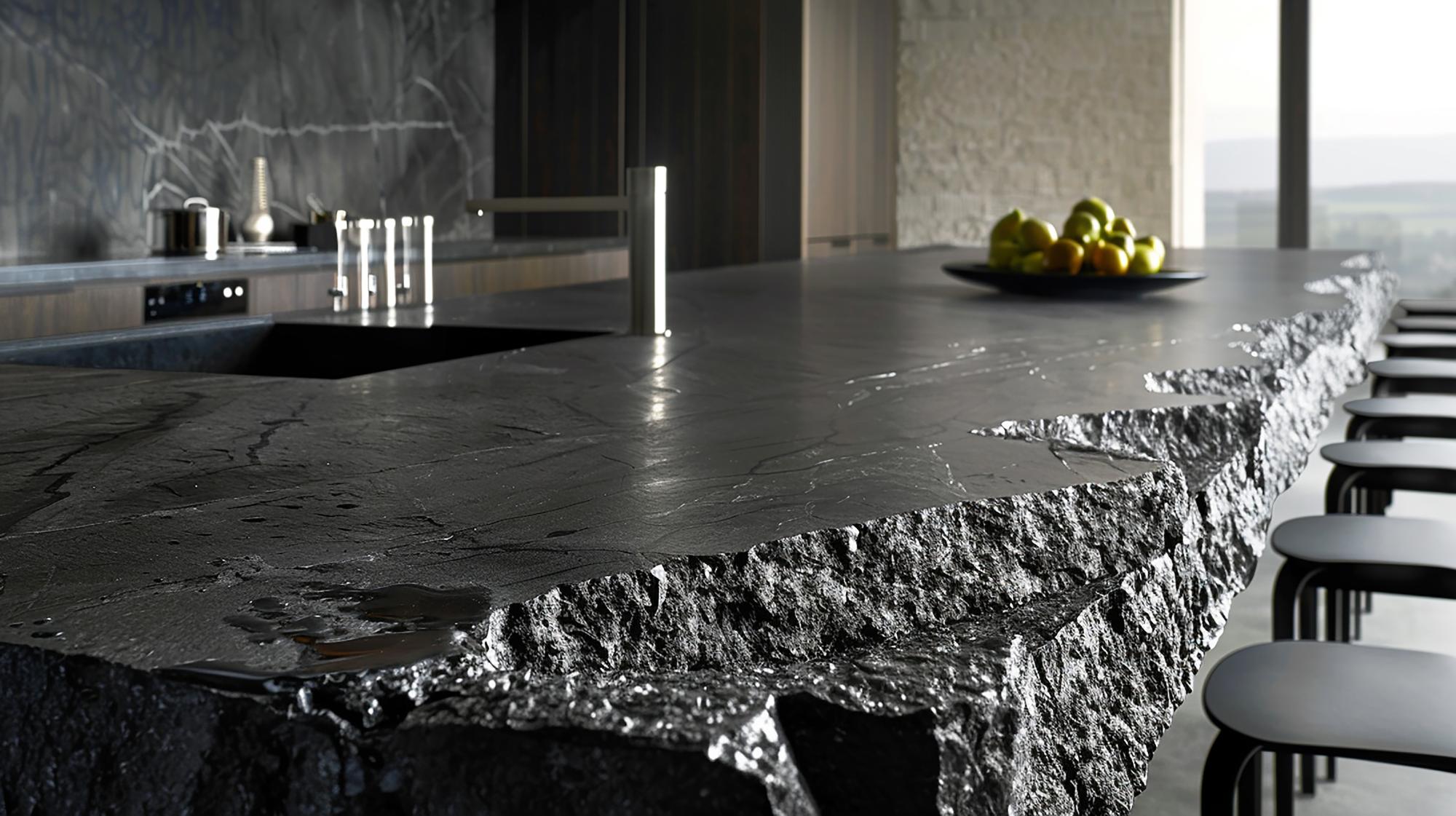 Black Granite countertops 4 Black Granite countertops